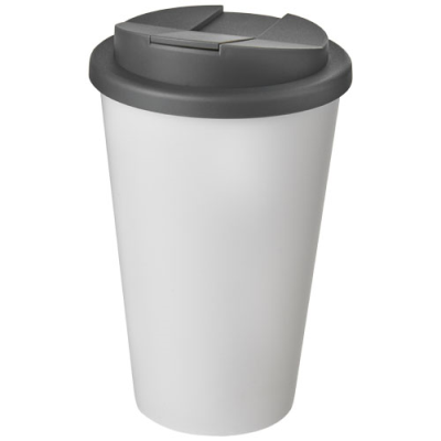AMERICANO® 350 ML TUMBLER with Spill-Proof Lid in White & Grey