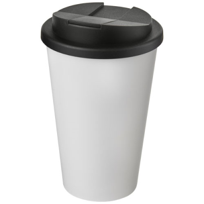 AMERICANO® 350 ML TUMBLER with Spill-Proof Lid in White & Solid Black