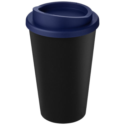 AMERICANO® ECO 350 ML RECYCLED TUMBLER in Solid Black & Blue