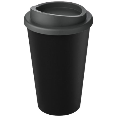 AMERICANO® ECO 350 ML RECYCLED TUMBLER in Solid Black & Grey