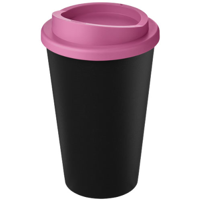 AMERICANO® ECO 350 ML RECYCLED TUMBLER in Solid Black & Pink