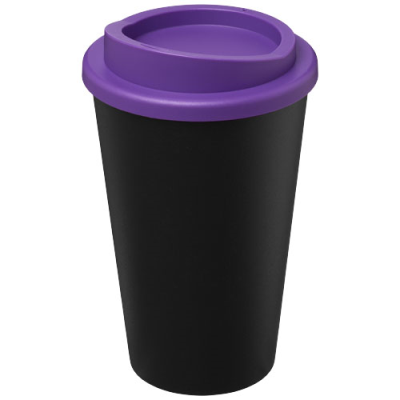 AMERICANO® ECO 350 ML RECYCLED TUMBLER in Solid Black & Purple