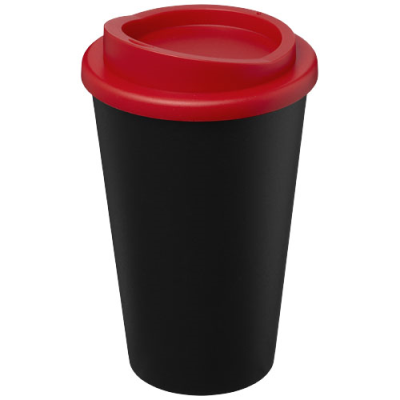 AMERICANO® ECO 350 ML RECYCLED TUMBLER in Solid Black & Red