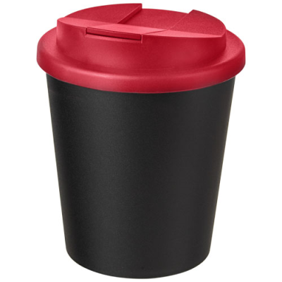 AMERICANO® ESPRESSO 250 ML TUMBLER with Spill-Proof Lid in Solid Black & Red