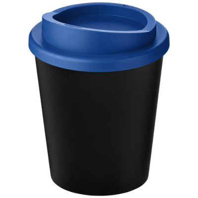 AMERICANO® ESPRESSO ECO 250 ML RECYCLED TUMBLER in Solid Black & Mid Blue