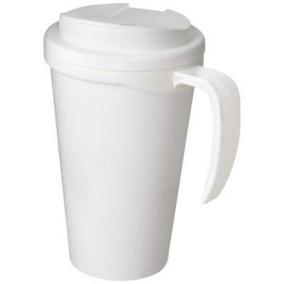 AMERICANO® GRANDE 350 ML MUG with Spill-Proof Lid in White