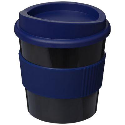 AMERICANO® PRIMO 250 ML TUMBLER with Grip in Solid Black & Blue