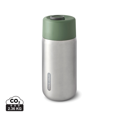 BLACK+BLUM THERMAL INSULATED LEAKPROOF TRAVEL CUP STAINLESS STEEL METAL in Olive Green