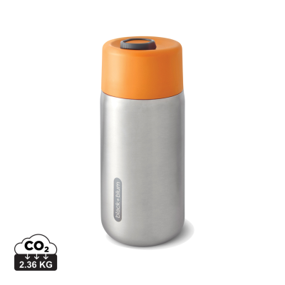 BLACK+BLUM THERMAL INSULATED LEAKPROOF TRAVEL CUP STAINLESS STEEL METAL in Orange