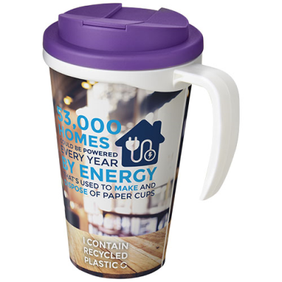BRITE-AMERICANO® GRANDE 350 ML MUG with Spill-Proof Lid - PROMOTIONAL CORPORATE GIFT