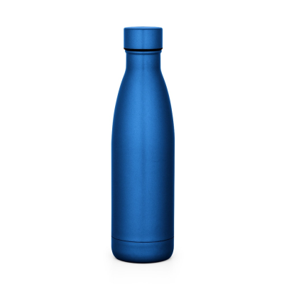 BUFFON 500 ML STAINLESS STEEL METAL THERMOS BOTTLE in Royal Blue