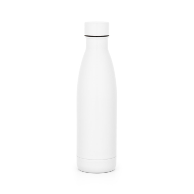 BUFFON 500 ML STAINLESS STEEL METAL THERMOS BOTTLE in White