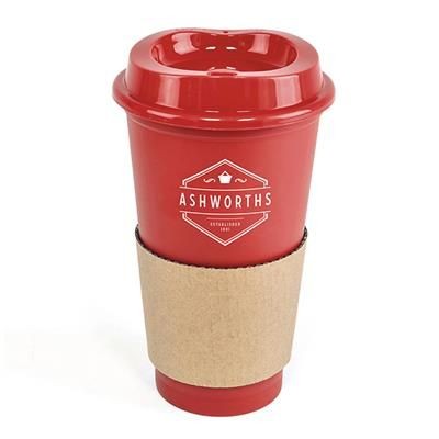 CAFÉ TAKE OUT MUG in Red