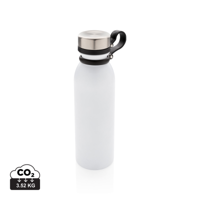 COPPER VACUUM THERMAL INSULATED BOTTLE with Carry Loop in White