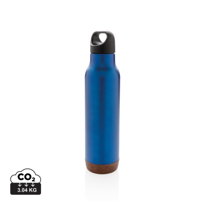 CORK LEAKPROOF VACUUM FLASK in Blue