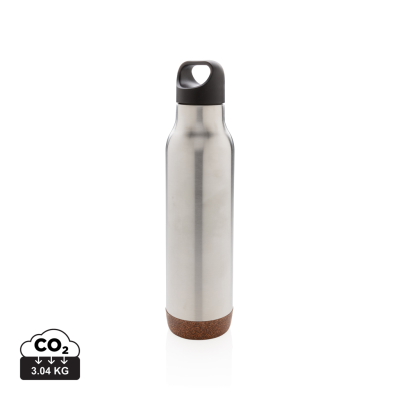 CORK LEAKPROOF VACUUM FLASK in Silver