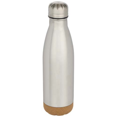 COVE 500 ML DOUBLE WALL THERMAL INSULATED STAINLESS STEEL METAL WATER BOTTLE with Cork Details