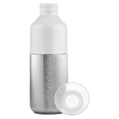 DOPPER STEEL (350ML) in Silver & White