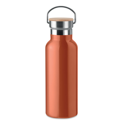 DOUBLE WALL FLASK 500 ML in Orange