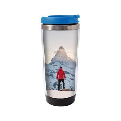 DOUBLE WALL PLASTIC TRAVEL SPORTS MUG