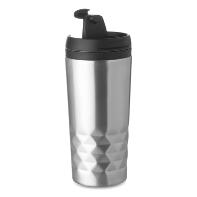 DOUBLE WALL TRAVEL CUP 280 ML in Silver