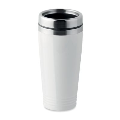 DOUBLE WALL TRAVEL CUP in White