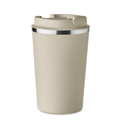 DOUBLE WALL TUMBLER 350 ML in Brown
