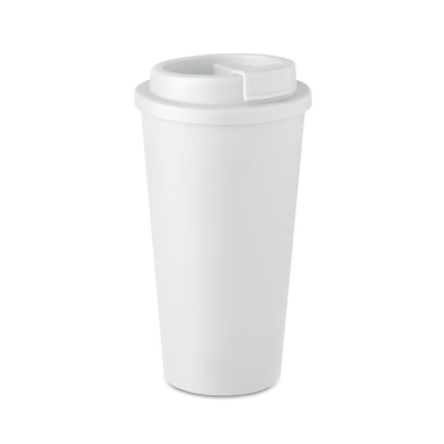 DOUBLE WALL TUMBLER 450 ML in White