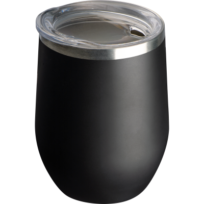 DOUBLE WALLED VACUUM MUG in Black