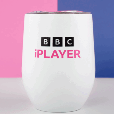 ECO CUP - RECYCLED & POWDER COATED PANTONE MATCHED DOUBLE WALLED COFFEE TUMBLER with Giftbag 340ml