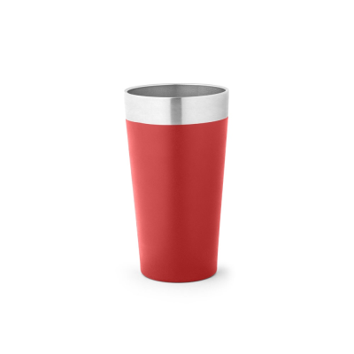 GRACE STAINLESS STEEL METAL THERMAL INSULATED CUP in Burgundy - PROMOTIONAL CORPORATE GIFT
