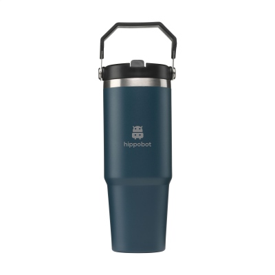 HIPPO RECYCLED STEEL CUP 900 ML in Blue - PROMOTIONAL CORPORATE GIFT