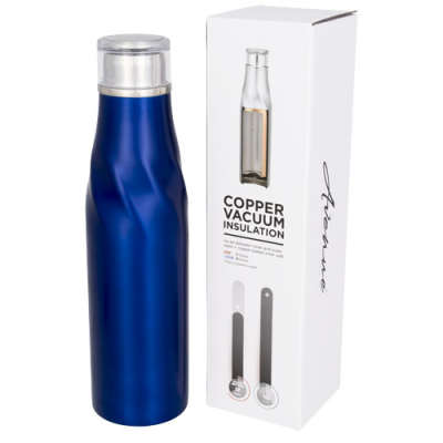 HUGO 650 ML SEAL-LID COPPER VACUUM THERMAL INSULATED BOTTLE in Blue