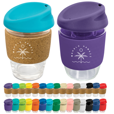 KIATO BOROSILICATE GLASS COFFEE CUP - 350ML