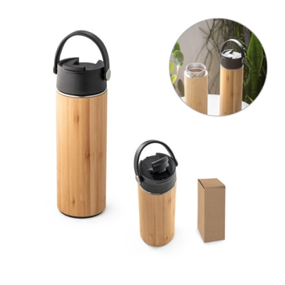 LAVER BAMBOO & METAL BOTTLE