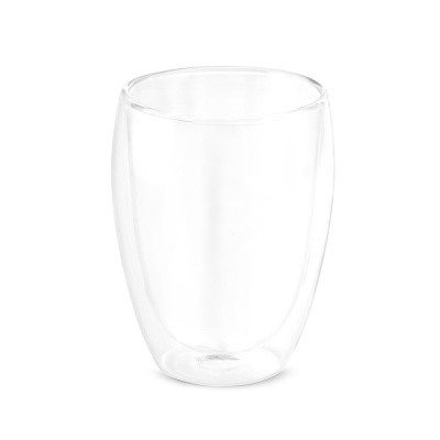 MACHIATO DUO SET OF 2 BOROSILICATE GLASS CUP in Clear Transparent - PROMOTIONAL CORPORATE GIFT