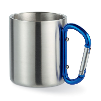 METAL MUG & CARABINER HANDLE in Blue