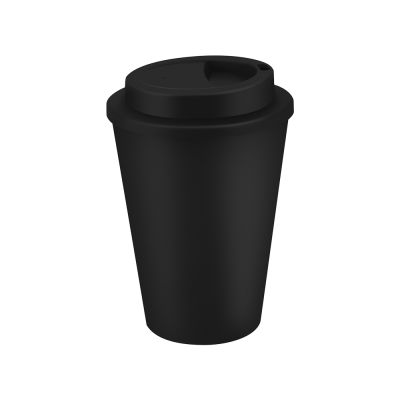 METRO DOUBLE WALLED COFFEE CUP - 350ML BLACK