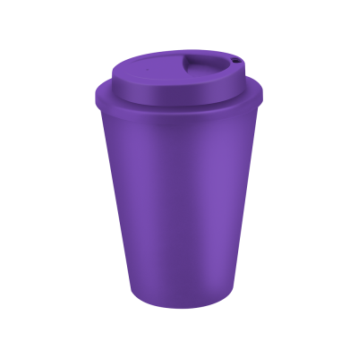METRO DOUBLE WALLED COFFEE CUP - 350ML PURPLE - PROMOTIONAL CORPORATE GIFT