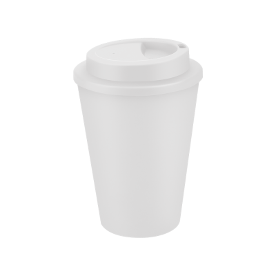 METRO DOUBLE WALLED COFFEE CUP - 350ML WHITE