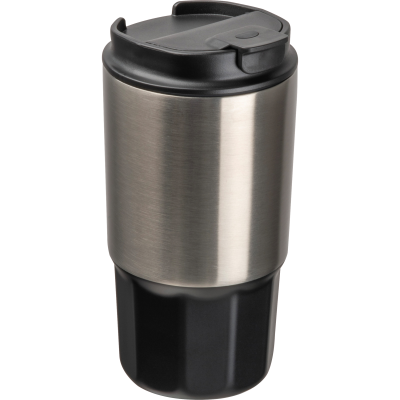 MOLU STAINLESS STEEL METAL MUG SAINT-JÉRÔME in Black  - PROMOTIONAL CORPORATE GIFT