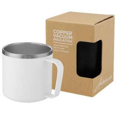NORDRE 350 ML COPPER VACUUM THERMAL INSULATED MUG in White