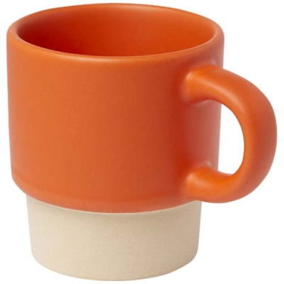 OLYMPIA 130 ML STACKABLE EXPRESSO CUP with Clay Bottom - PROMOTIONAL CORPORATE GIFT