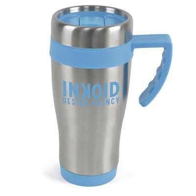 OREGON 400ML TRAVEL MUG  in Cyan