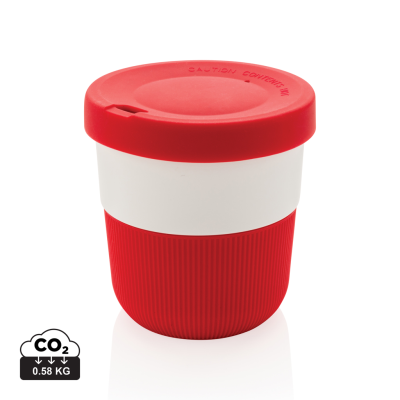 PLA CUP COFFEE TO GO 280ML in Red