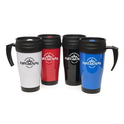 POLO PLUS RECYCLED 400ML TRAVEL MUG