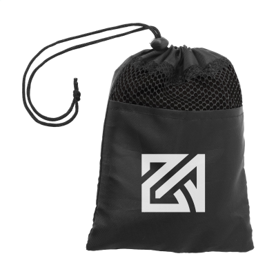 QUICK DRY SPORTS & TRAVEL TOWEL in Black