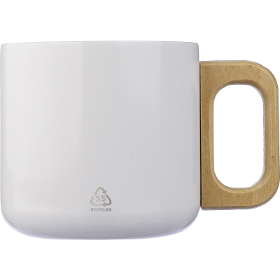 RECYCLED DOUBLE WALLED MUG (400ML) in White