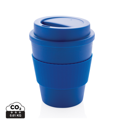 REUSABLE COFFEE CUP with Screw Lid 350ml in Blue