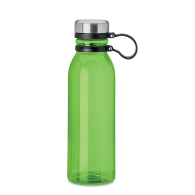 RPET BOTTLE WITH STAINLESS STEEL CAP 780ML in Transparent Lime